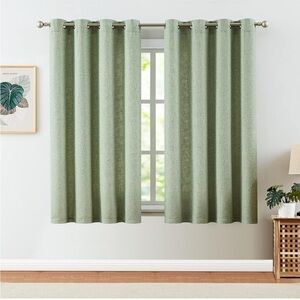 JINCHAN FAUX LINEN CURTAINS